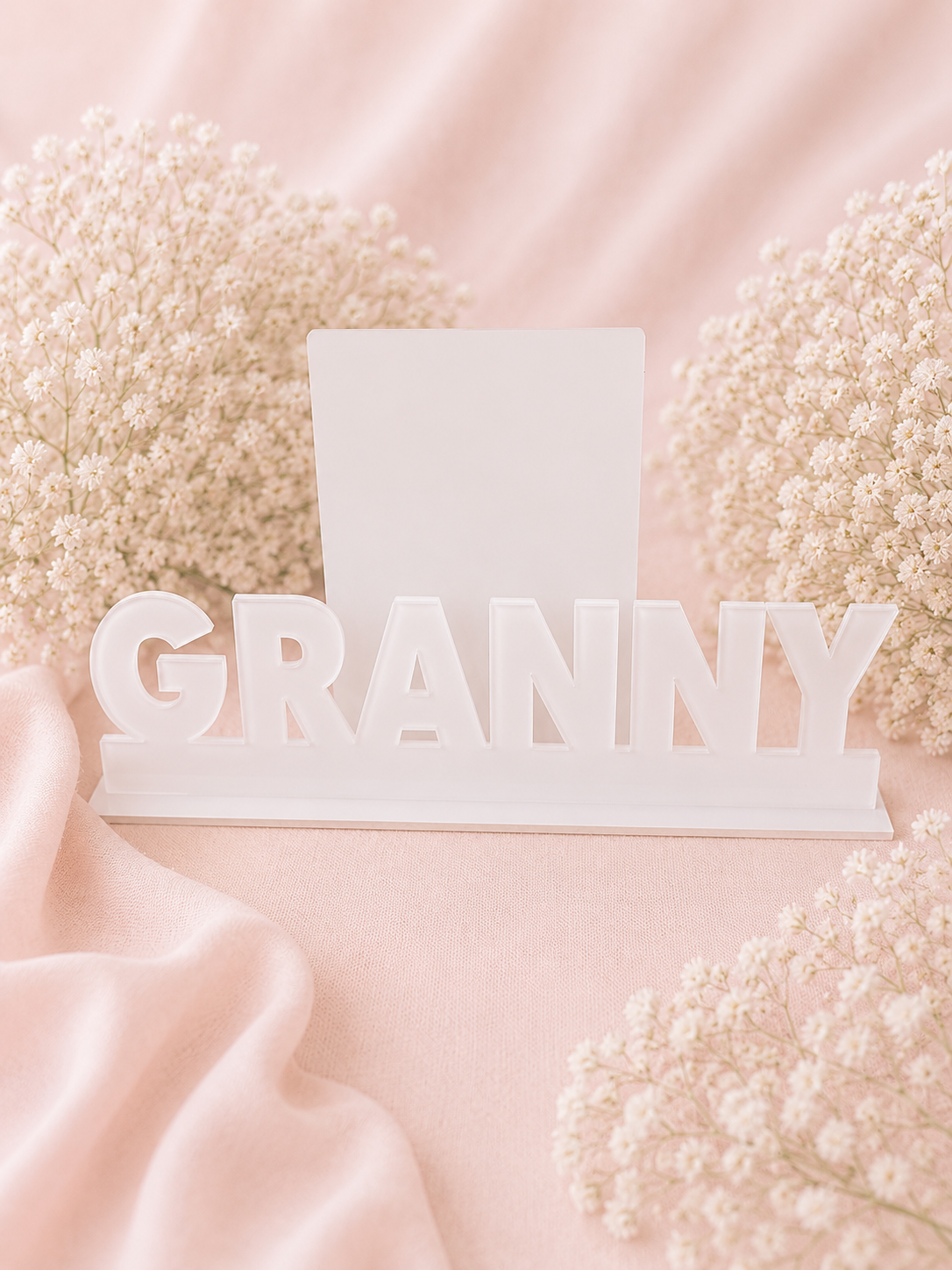 Free Standing Granny plaque with Photo stand