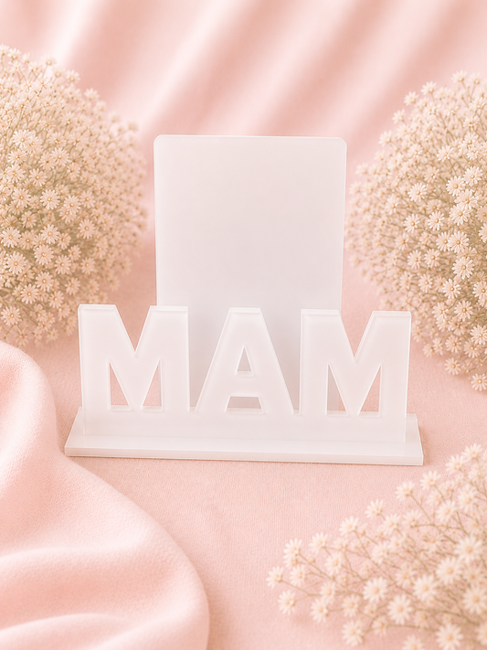 Free Standing MAM plaque with Photo stand