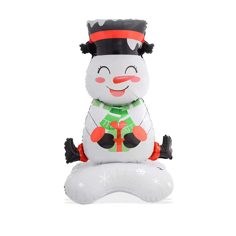 Giant 3d Snowman Foil Balloon