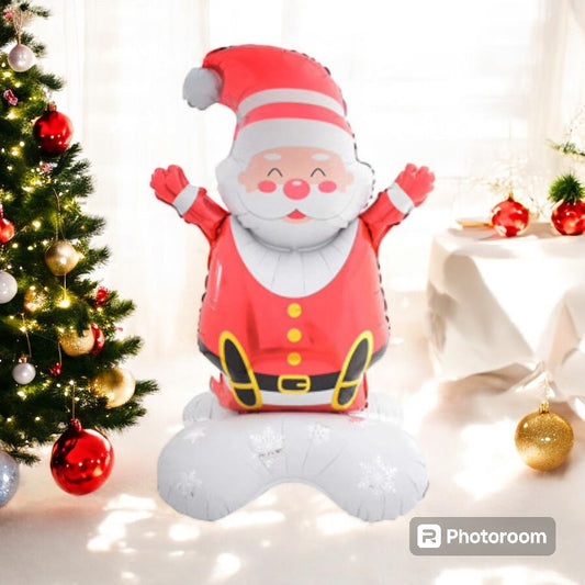 Giant 3d Santa Foil Balloon