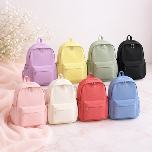 9L Backpack With front and Side Pocket