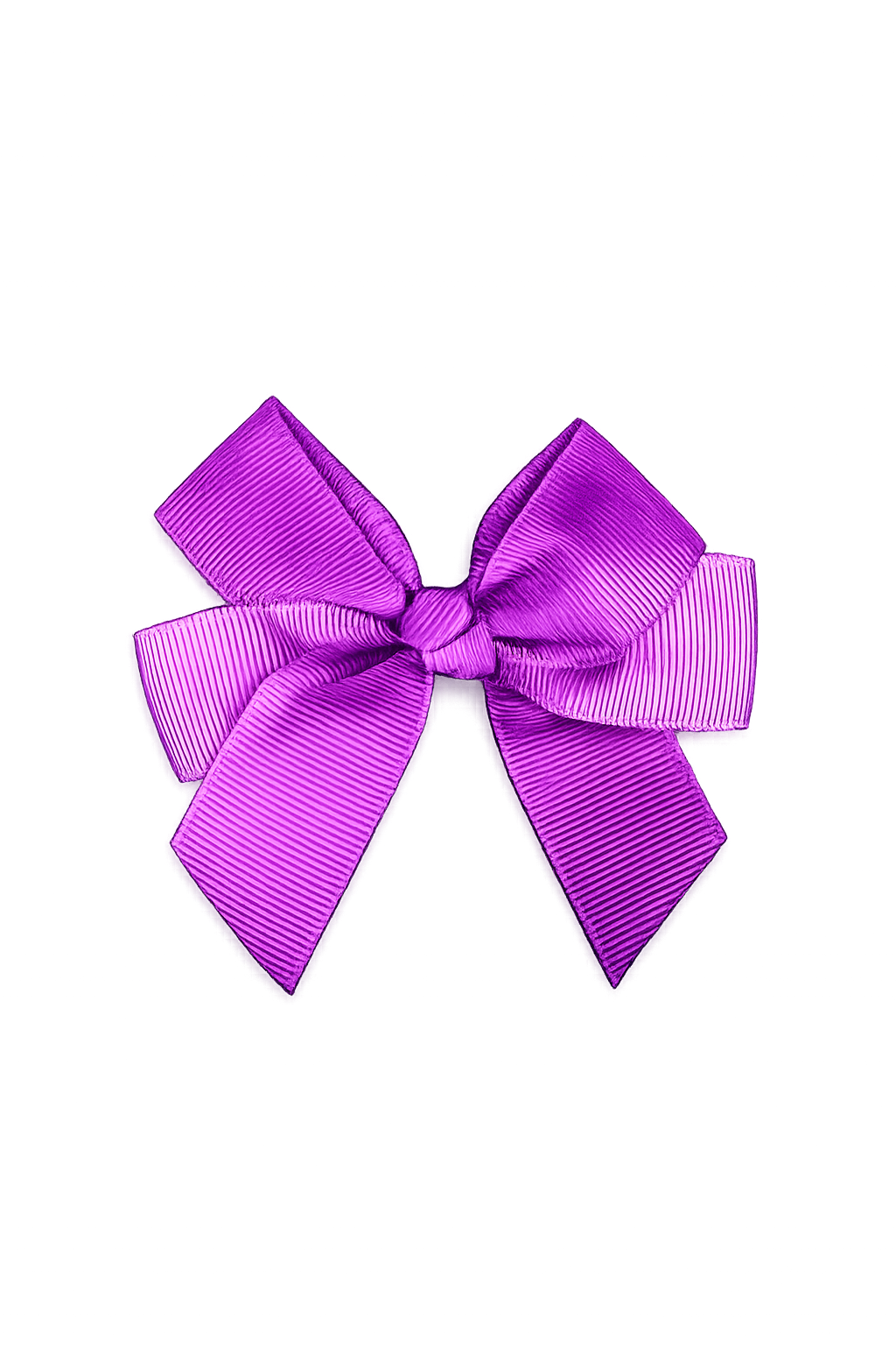 Purple Hair Bow 4"