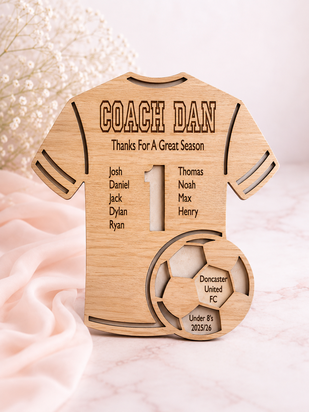 Football Shirt Coach Award