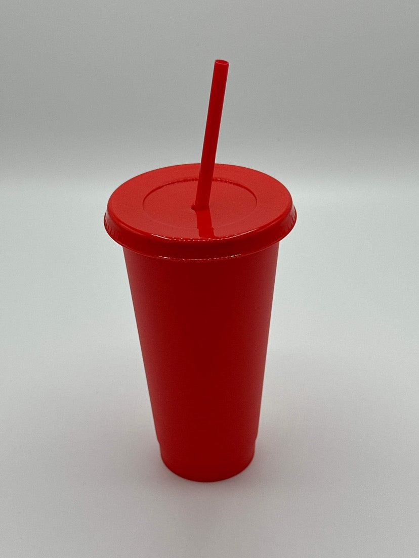 24oz Cold Cup Red