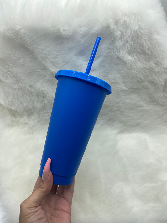 24oz Cold Cup Royal Blue