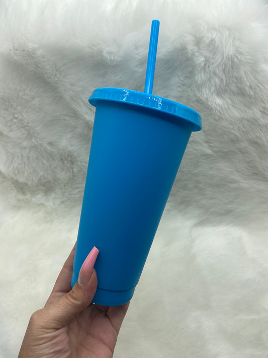 24oz Cold Cup Blue