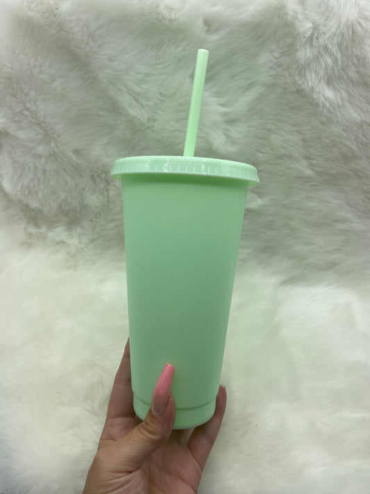 24oz Cold Cup Mint Green