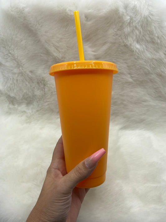 24oz Cold Cup Orange