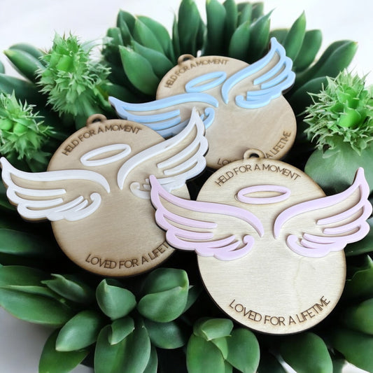 Angel Wings Memorial Ornament