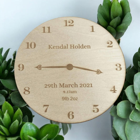 Birchwood Birth Time Clock