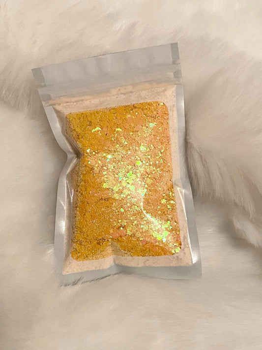 Chunky Glitter Mix 50g Mellow Yellow