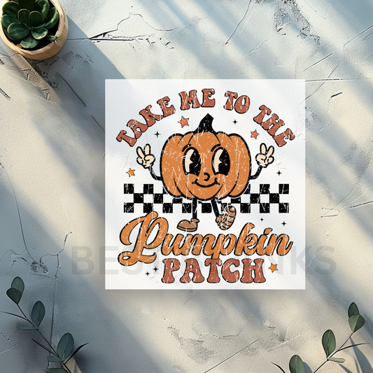 Retro Take me to the Pumpkin Patch DTF