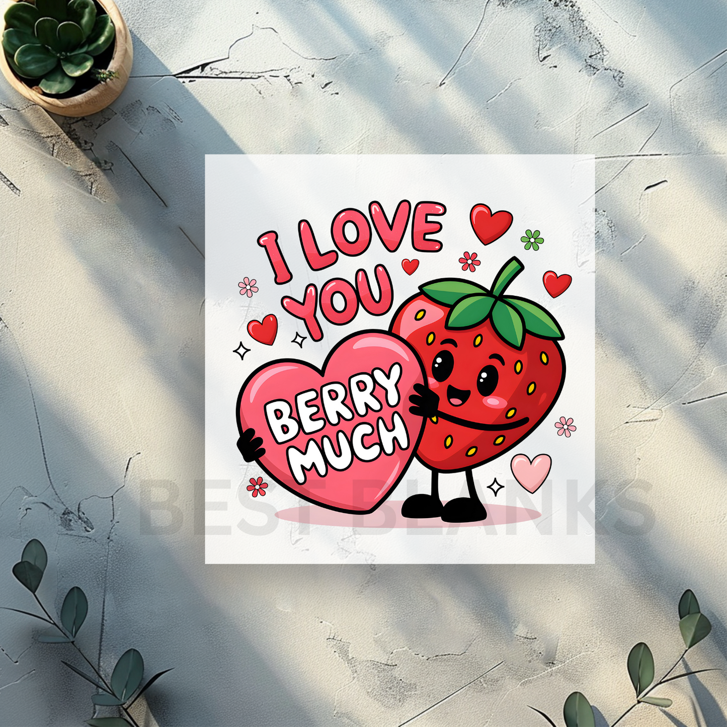 Love You Berry Much DTF
