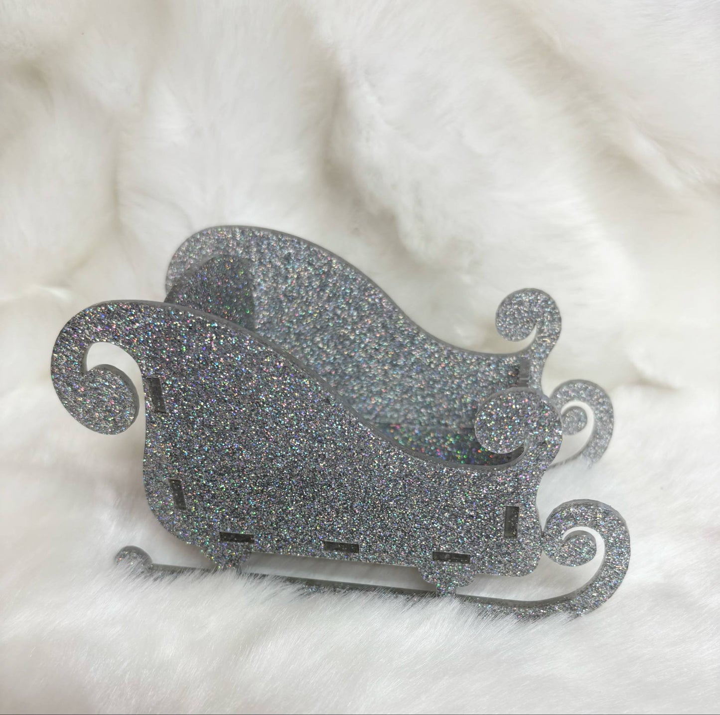 Glitter Christmas Sleigh