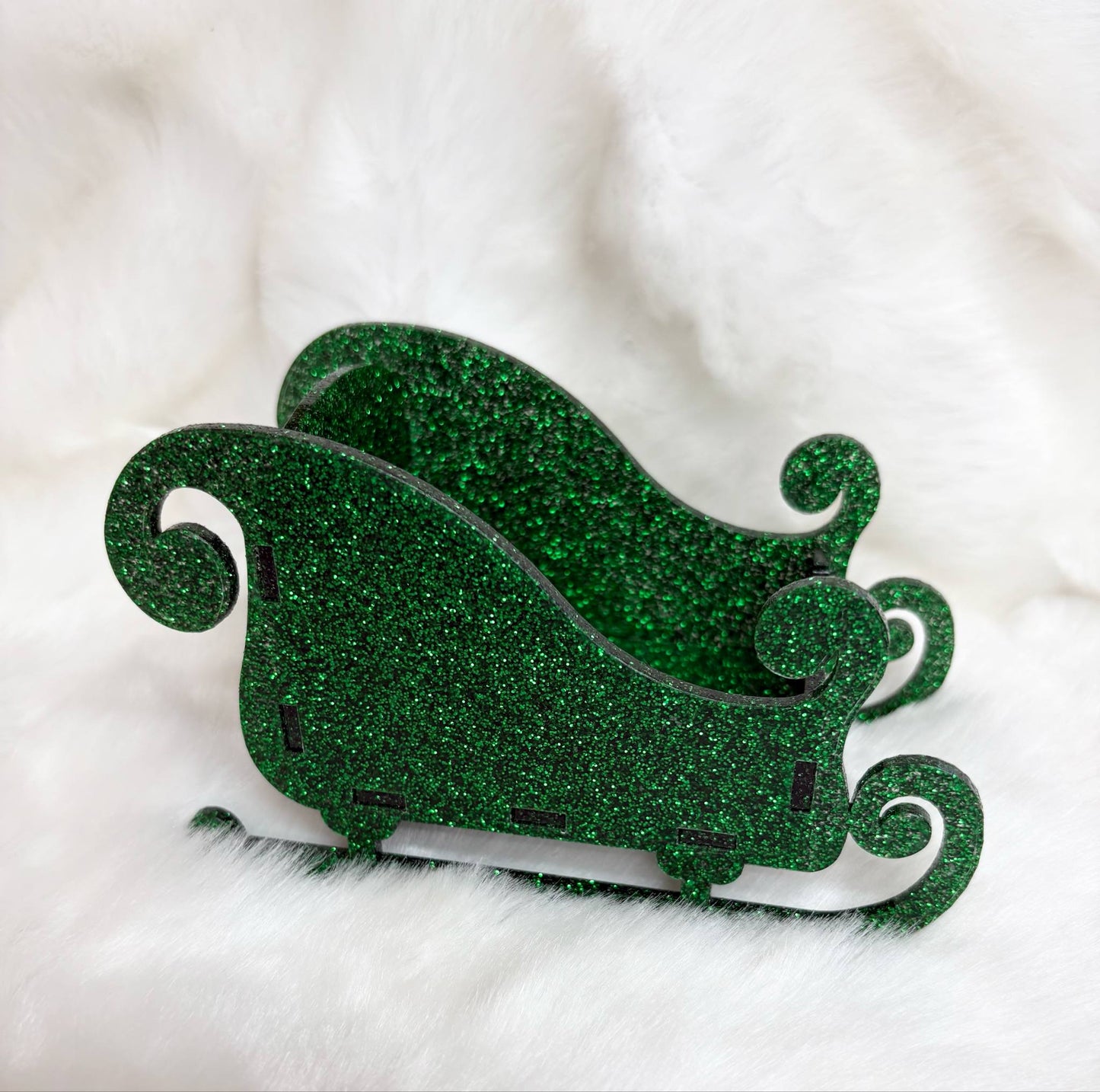 Glitter Christmas Sleigh