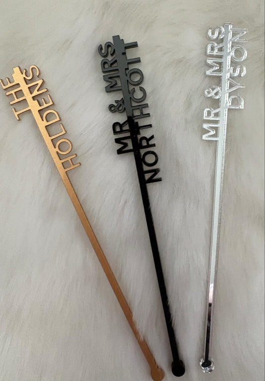 Personalised Drink Stirrer's