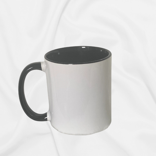 11oz BLACK Contrast Mug (Sublimation)