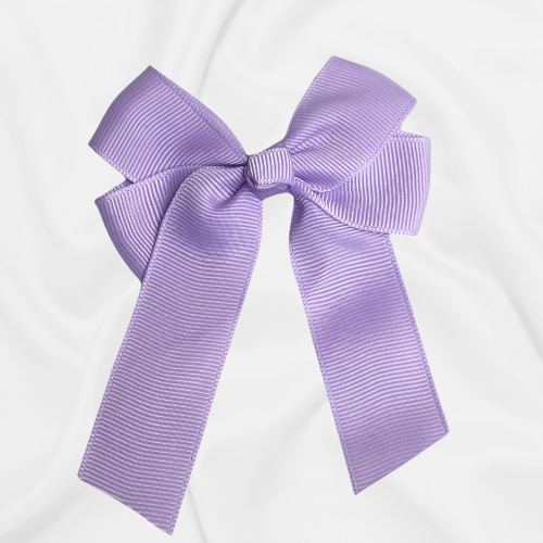 Hair Bow 4"  Lilac