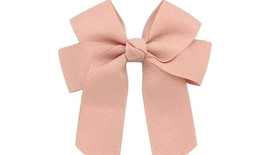 Hair Bow 4"  Nude