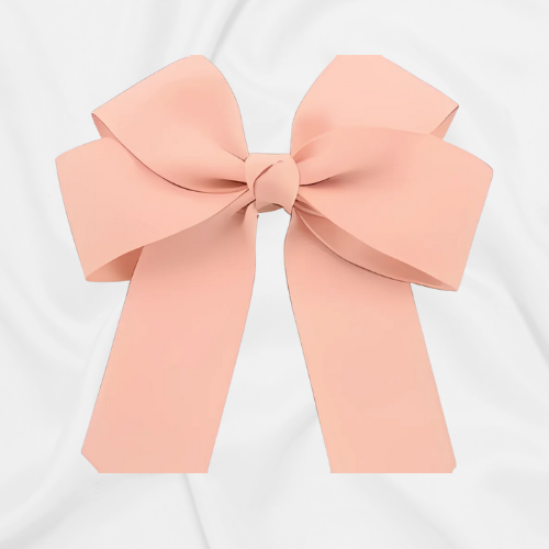 Hair Bow 4"  Nude