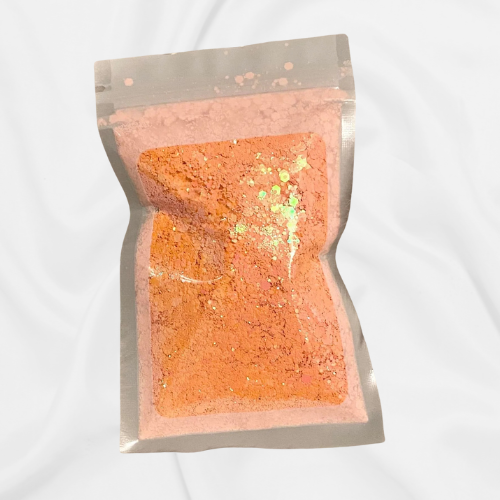 Chunky Glitter Mix 50g Orange Sherbet