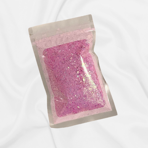 Chunky Glitter Mix 50g Pink Sherbet