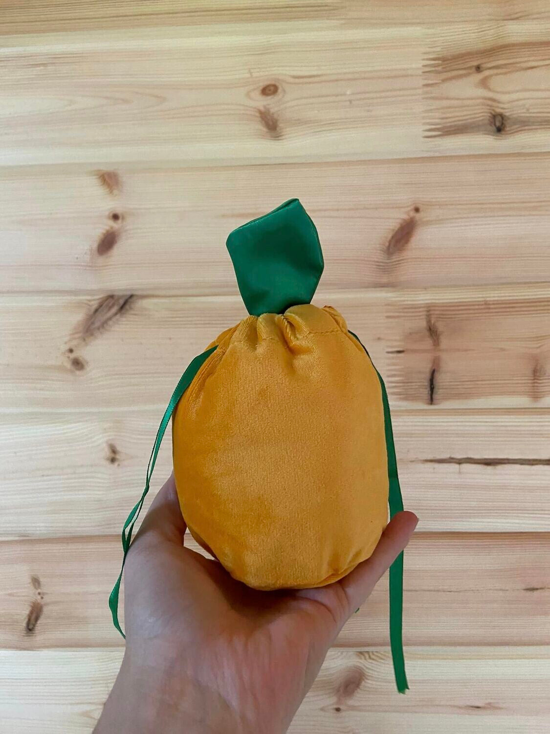 Pumpkin Velvet Pouch