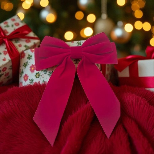 Large Red Velvet Bow