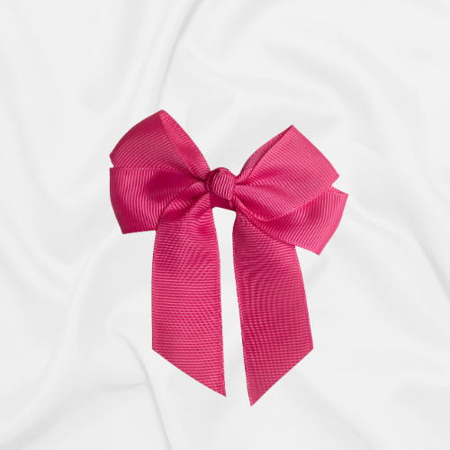 Bow 4" Rose Red