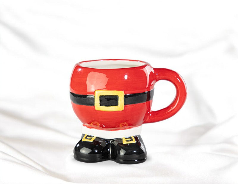 Christmas Santa's Belly Ceramic Mug