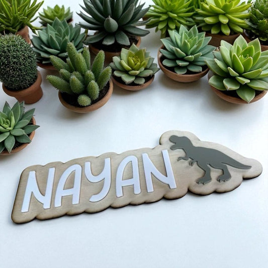 Dino Door Sign