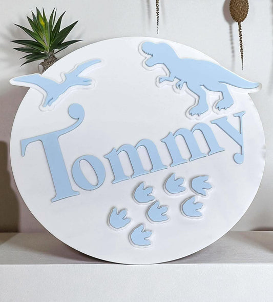 Acrylic Wall Sign Dinosaur