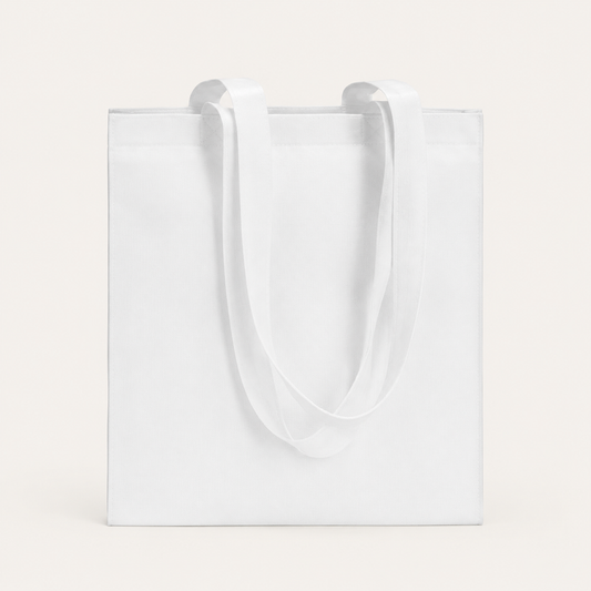 41.5 × 37.5cm white sublimation shopper bag blank